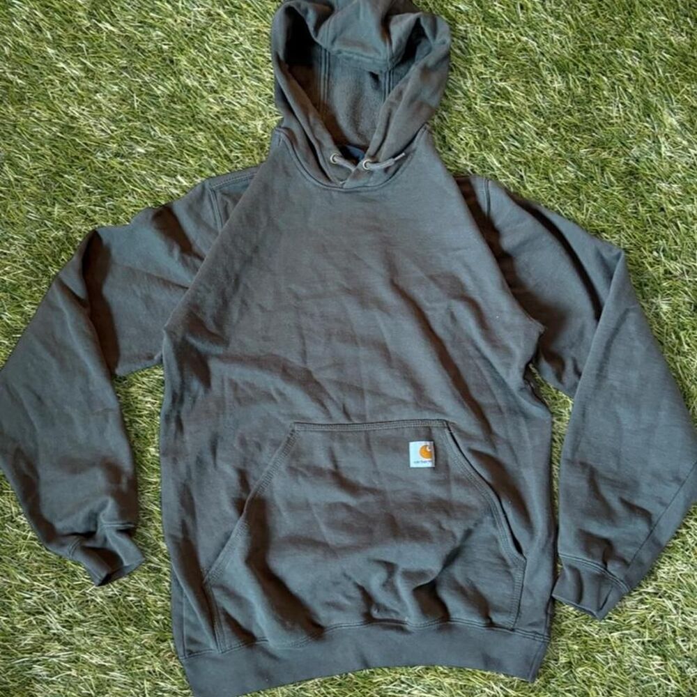 Carhartt Men's Green and Khaki Hoodie